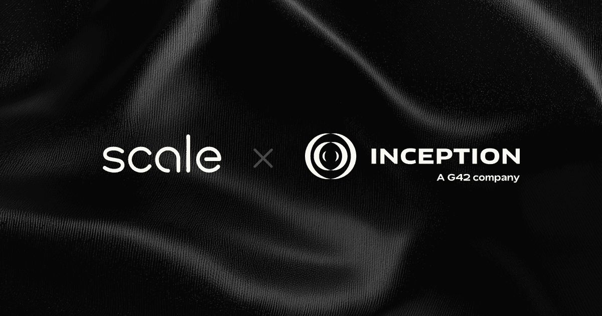 Scale AI and Inception Announce Strategic Partnership to Drive AI Innovation 