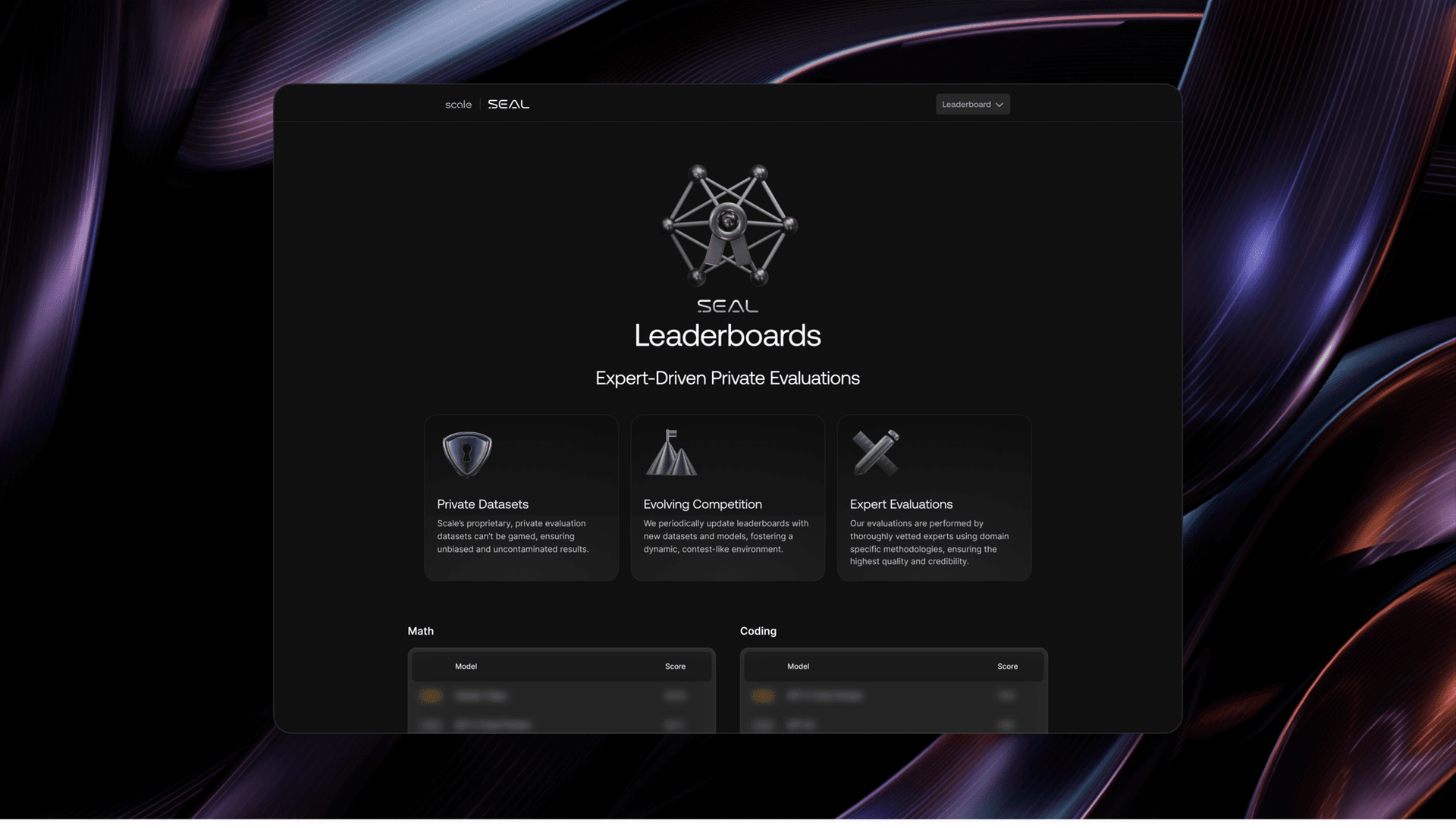 Scale's SEAL Research Lab Launches Expert-Evaluated LLM Leaderboards
